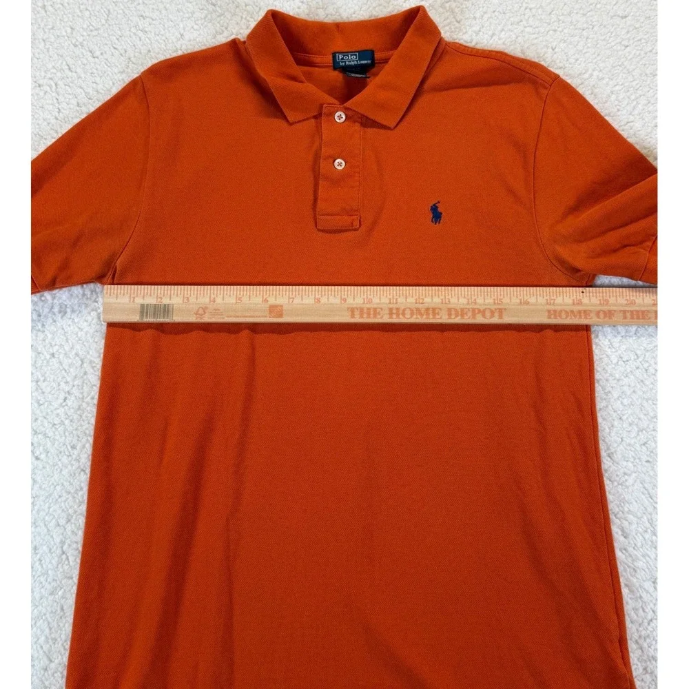 Polo Ralph‎ Lauren Kids XL 18-20 Orange Short Sleeve Cotton Pique Polo Shirt
